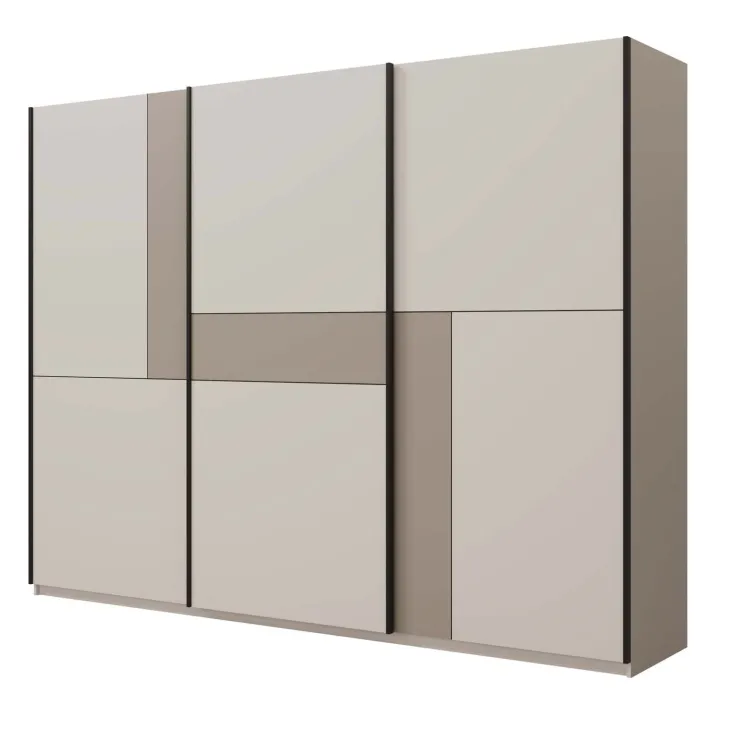 Armadio 270x210h cm 3 ante scorrevoli beige cashmere Procida