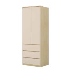 Camera da letto matrimoniale completa beige cashmere rovere Elvira