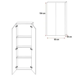 Cameretta bambini completa 2 letti singoli bianco nero Diego Gihome®