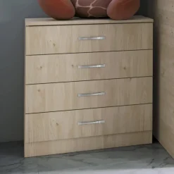 Cameretta 275x161cm 2 letti a castello completa rovere Lorenzo Gihome®