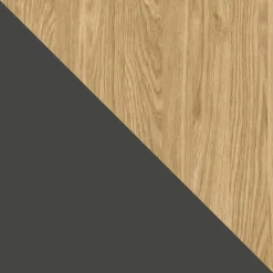Cassettiera 93x87 cm 3 cassetti antracite rovere Essenzia