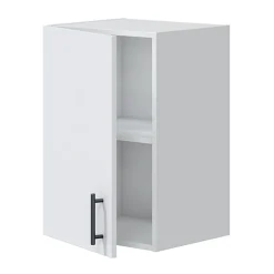 Cucina lineare 220 cm componibile bianco lucido rovere Kimera 3