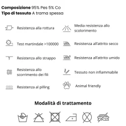 Divano letto angolare destra 3 posti 270x167cm tessuto antracite Cloudify