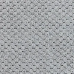 Divano letto angolare destro 3 posti 276x158cm tessuto grigio Angle