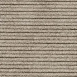Divano letto matrimoniale 3 posti 248x90cm velluto a coste tortora Slurp