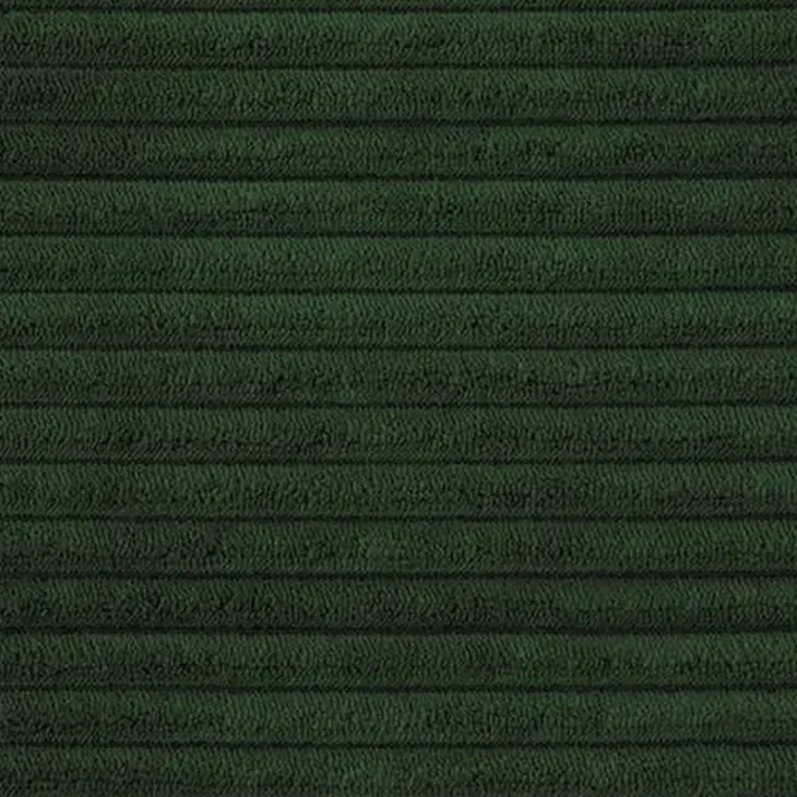 Divano letto matrimoniale 3 posti 248x90cm velluto a coste verde Slurp