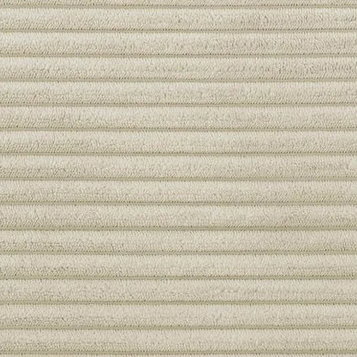 Divano letto matrimoniale 3 posti 248x90cm velluto a coste beige Slurp