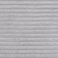 Divano letto matrimoniale 3 posti 248x90cm velluto a coste grigio Slurp