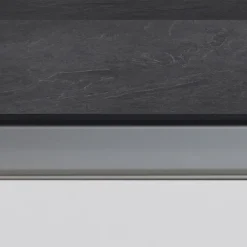 Isola cucina centrale 160x90 cm 2 ante bianco piano grigio pietra Gourmet