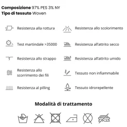 Letto contenitore una piazza e mezza 120x195 imbottito tessuto antracite DreamSpace
