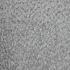 Letto oversize 180x200cm con rete contenitore imbottito tessuto bouclé grigio Aluna