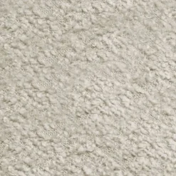 Letto oversize 180x200cm con rete contenitore imbottito tessuto bouclé beige Aluna