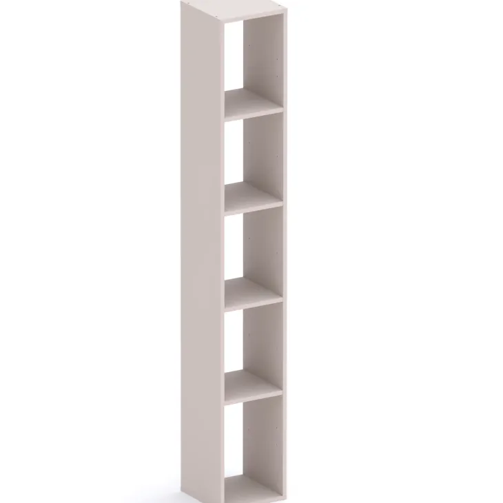 Libreria colonna 28x186h cm con 4 ripiani beige Sunset