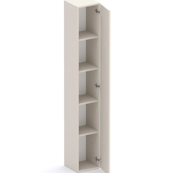 Libreria moderna 84x186h cm 1 anta beige Sunset 1004