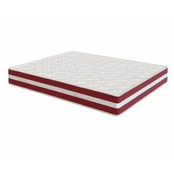 Materasso alla francese 140x200cm doppio strato memory antiacaro H. 24cm Superior Memory