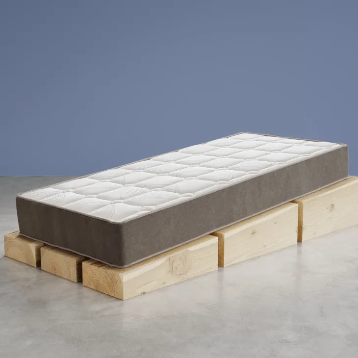 Materasso 80x190cm singolo memory traspirabile imbottito Perla