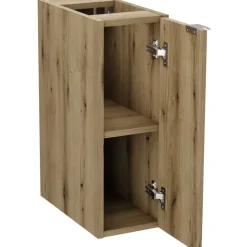 Mobile bagno sospeso cannettato 140cm 5 ante verde salvia rovere Greeny