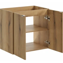 Mobile bagno sospeso 60cm 2 ante rovere Rovery