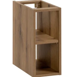 Mobile bagno sospeso 80cm cannettato 1 cassettone e vani beige Autentic