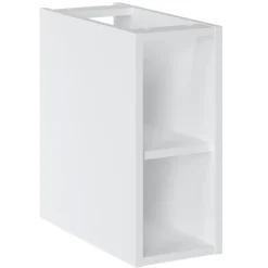 Mobile bagno sospeso 80cm cannettato 1 cassettone e vani rosa Autentic