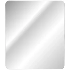 Mobile bagno sospeso 180cm cannettato con 2 lavabi, colonna e 2 specchi bianco quercia Autentic