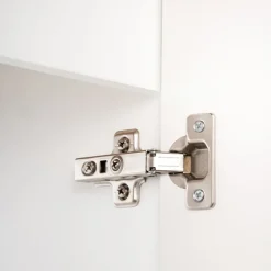 Mobile bagno sospeso 60cm cannettato con lavabo 2 ante bianco Cleany