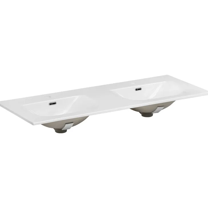 Mobile bagno sospeso 120cm con lavabo 4 cassetti noce Walnuts
