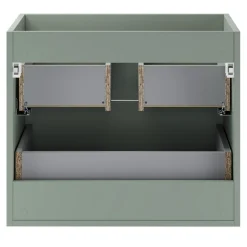 Mobile bagno sospeso 60cm con lavabo 2 cassetti verde salvia Speranza