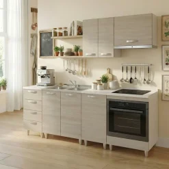 Mobile base cucina 60x86h cm 2 ante rovere olmo Talise