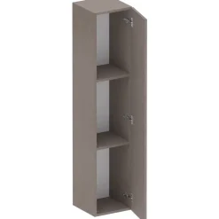 Mobile ingresso consolle 98x196h cm pannello cannettato rovere scuro marrone bronzo Sunset Decor 1002
