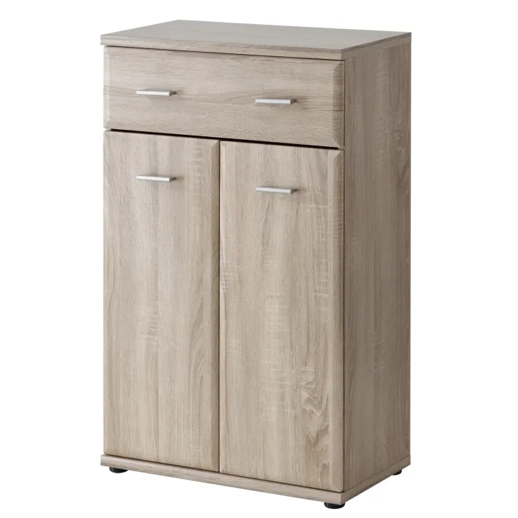 Mobile ingresso 180x203h cm con specchio e appendiabiti rovere sonoma California 3 Gihome®