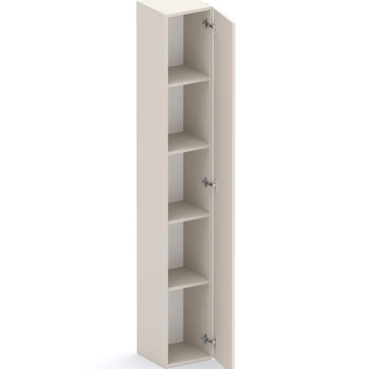 Mobile ingresso 222x220h cm pannello cannettato beige cashmere rovere scuro Sunset Decor 1014