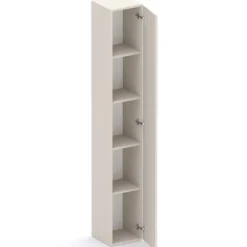 Mobile ingresso 222x240h cm pannello cannettato beige cashmere rovere chiaro Sunset Decor 1017
