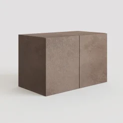 Mobile ingresso 118x180h cm pannello cannettato beige marrone rovere chiaro Sunset Decor 1023