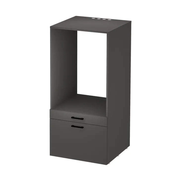 Mobile lavatrice 67x144h cm con cassettone antracite Water