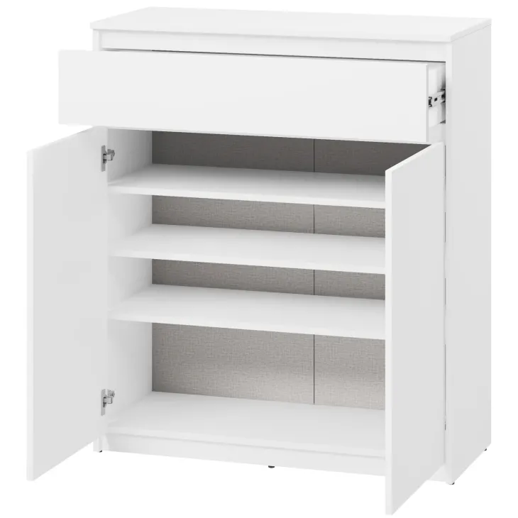 Mobile multiuso ingresso 92x107h cm con cassetto bianco Accent