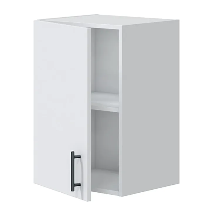 Mobile pensile multiuso 40x60h cm componibile 1 anta bianco lucido Kimera