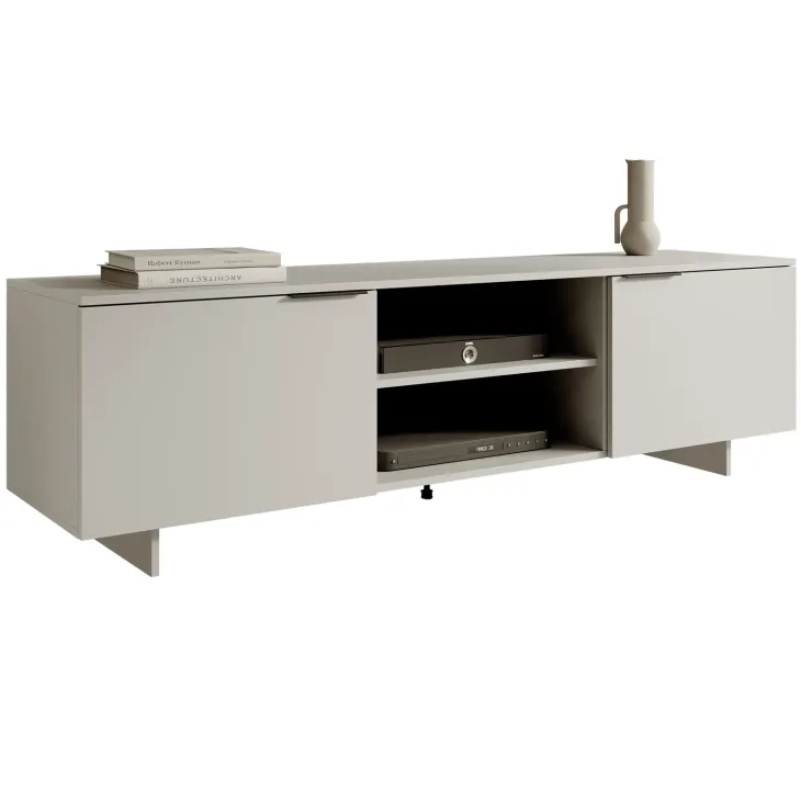 Mobile porta TV 180x55h cm 2 ante beige cashmere Stone