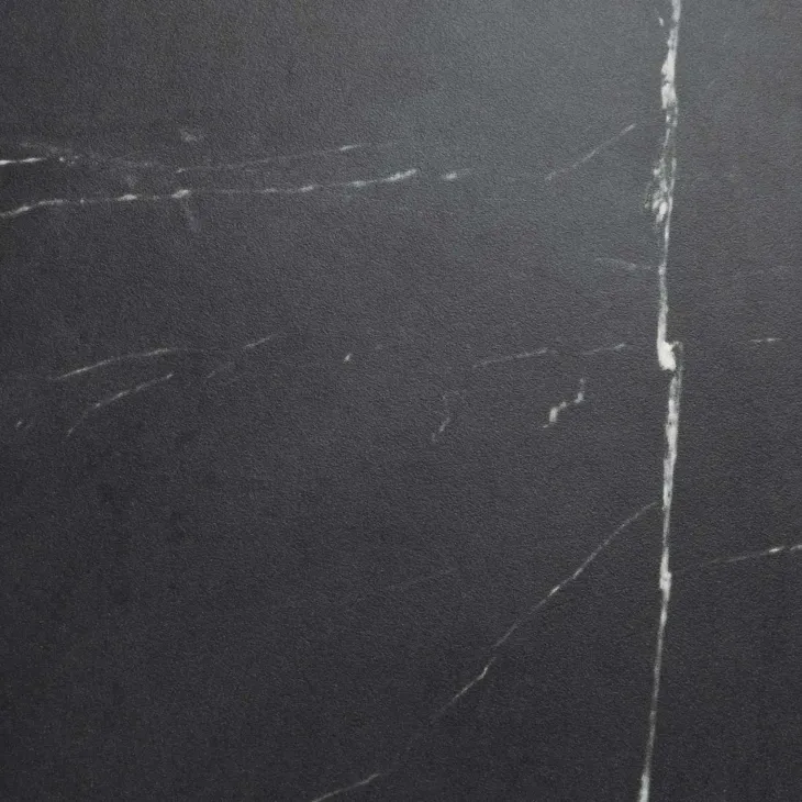 Mobile porta tv 184x45h cm 2 vani rovere effetto marmo nero Roundi