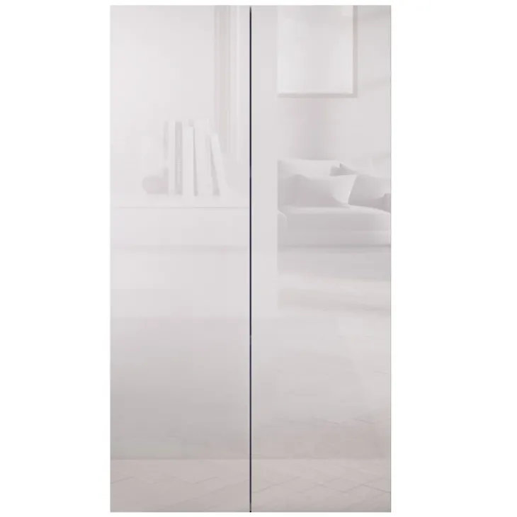 Mobile ufficio multiuso 63x114h cm 2 ante bianco lucido Jobby