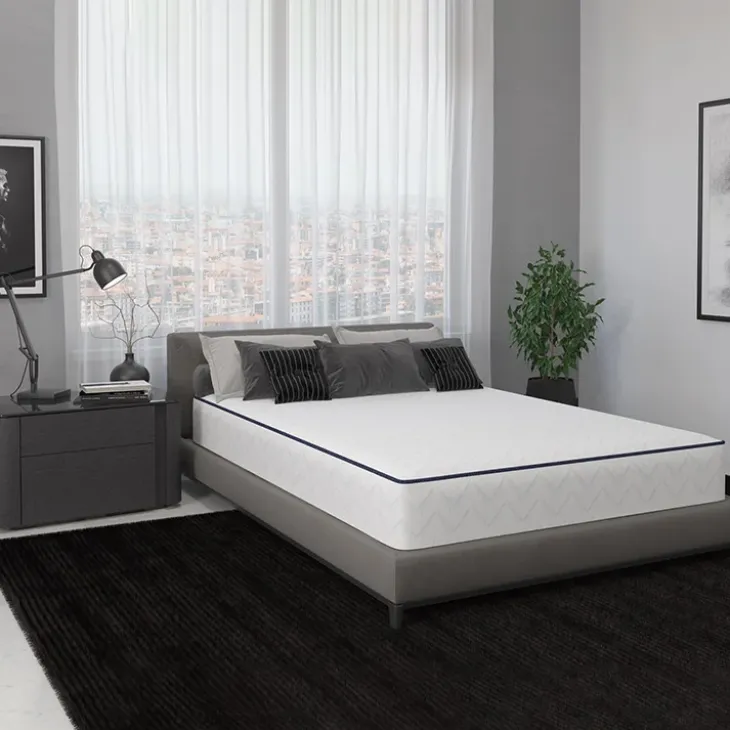 Set materasso 140x190cm francese con rete a doghe Elisir Gihome®
