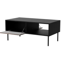 Set mobili soggiorno completo moderno noce nero Wild