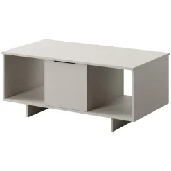 Tavolino soggiorno 100x55cm 2 ante beige cashmere Stone