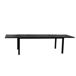 Tavolo da giardino allungabile 200/300x100cm in alluminio antracite Brezza